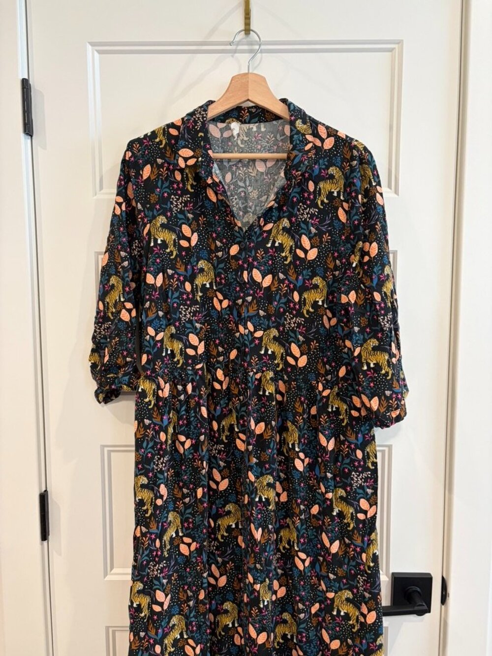 Sugarhill Brighton Boho Jungle Maxi Shirt Dress